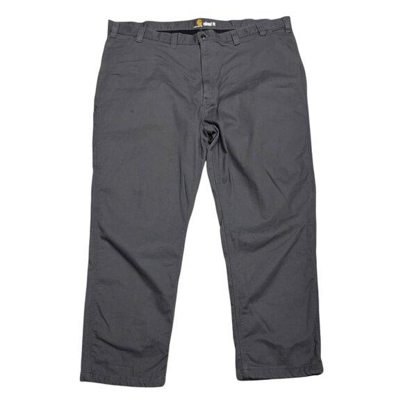 CARHARTT Relaxed Fit Lined Winter Work Casual Grey Pants Mens 48x32 - Picture 3 of 7